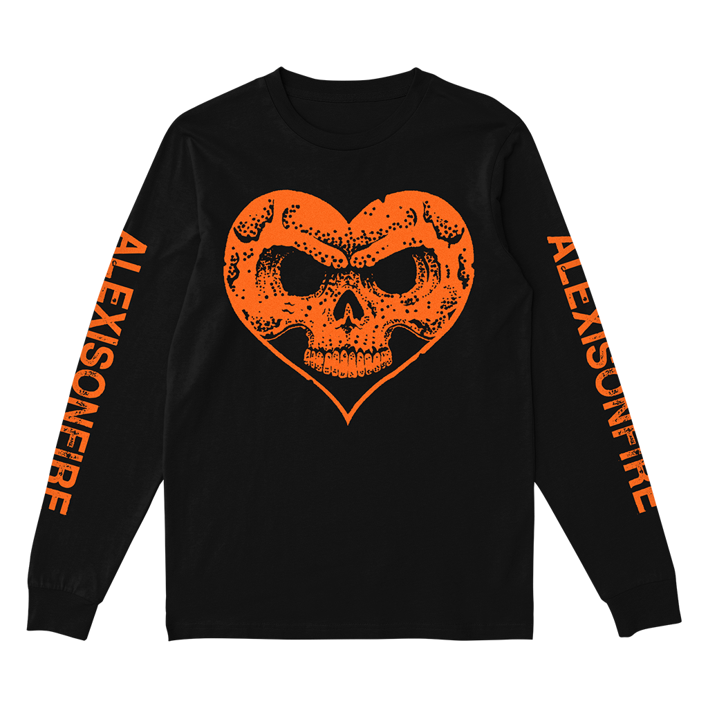 Halloween Heartskull Longsleeve T-Shirt