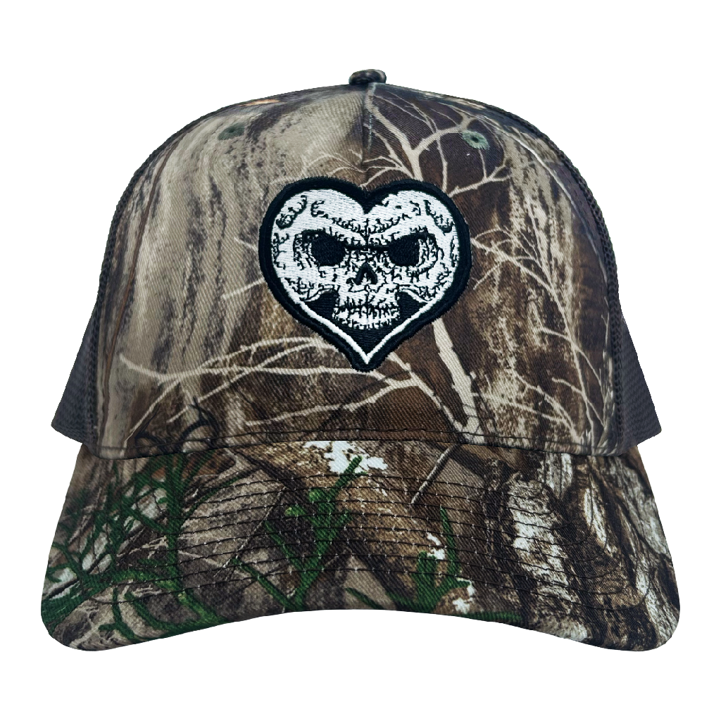 Heartskull Camo Hat