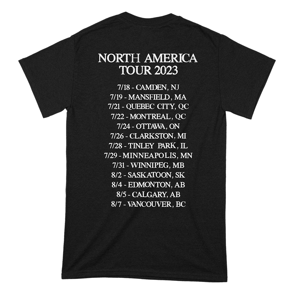 Post-Hardcore North America Tour 2023 T-Shirt