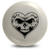 Heartskull Glow-In-The-Dark Frisbee